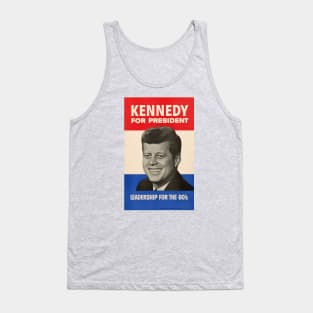 JFK for President 1960 Vintage John F. Kennedy Tank Top